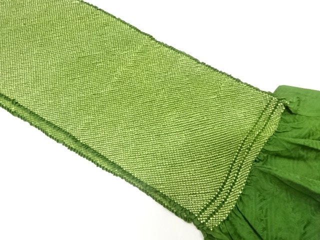 JAPANESE KIMONO / OBIAGE FOR FURISODE / SILK / SHIBORI